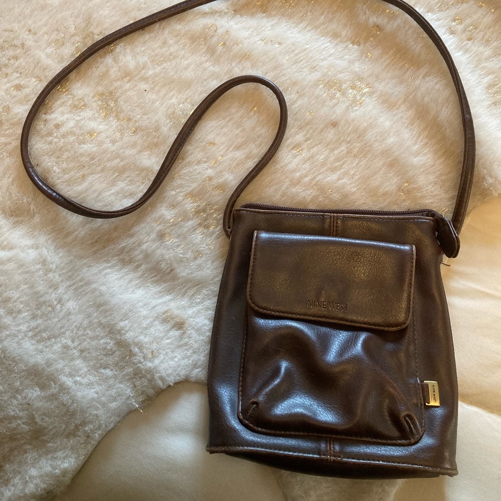 Nine West Brown Leather Purse
